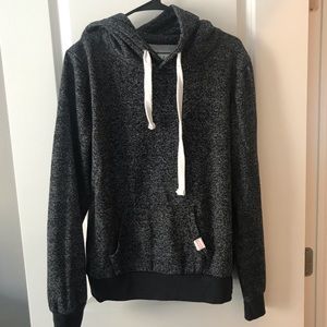 Black/Grey hooded sweatshirt